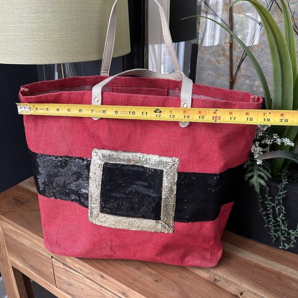Holiday Tote Bag, Purse or Shopping Santa Bag - Picture 6 of 7